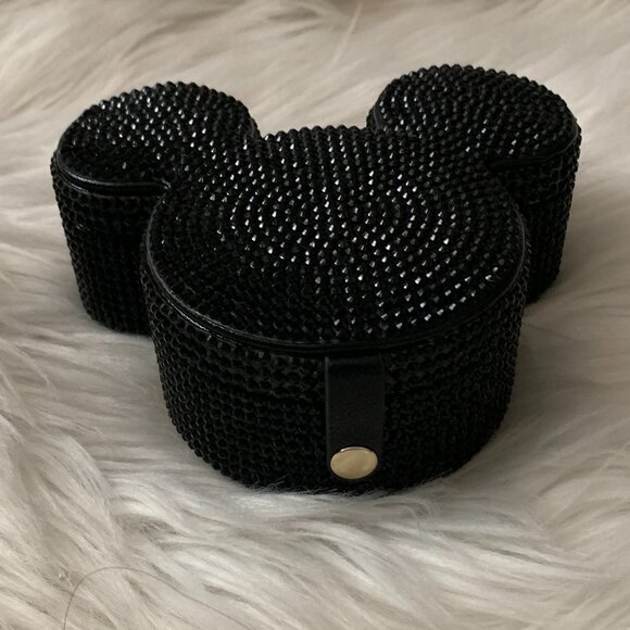 BAUBLE BAR X DISNEY Bejeweled Mickey Mouse Travel Jewelry Case in Black - Picture 4 of 6